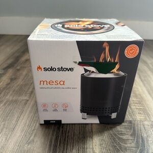 Mesa Tabletop Fire Pit - Black